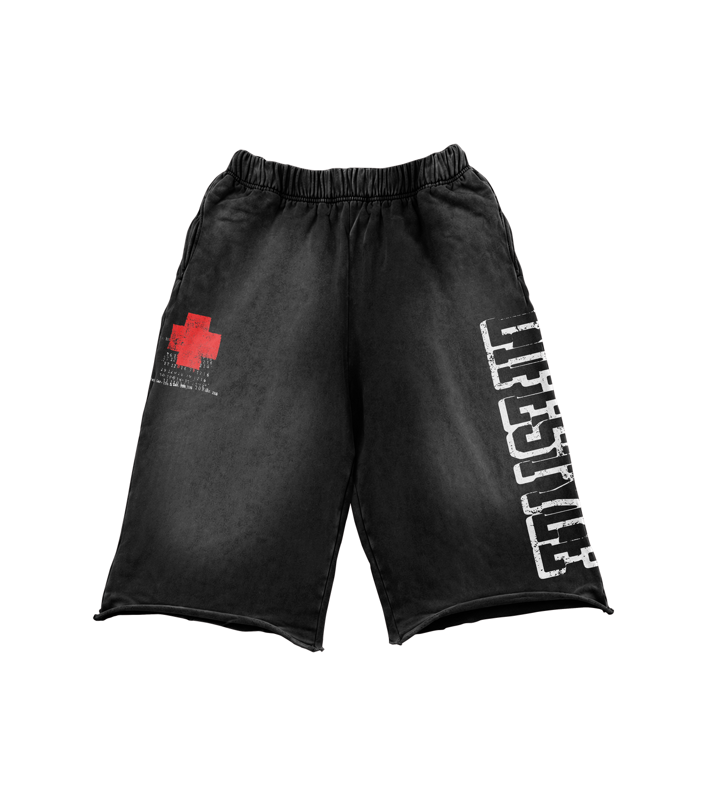 Black sweatshorts